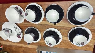 Royal Albert 'Masquerade' bone china tea wares