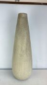 Mottled-glaze stoneware floor vase