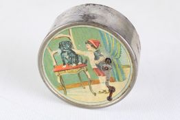 Victorian round music box