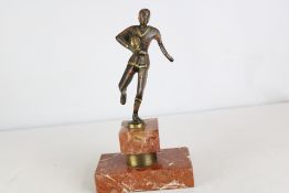 Abstract rugby trophy