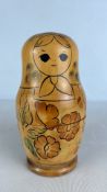 Painted Wooden Matryoshka Nesting Doll