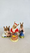 Royal Doulton Bunnykins and Dollie Bunnykins Figur