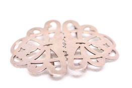 Late Victorian silver nurses belt buckle