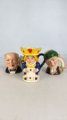 Royal Doulton character jugs: Winston Churchill, L