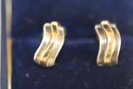 Boxed silver & gold earrings