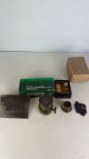 Group of photographic accessories including boxed