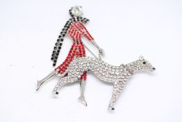 Butler & Wilson art deco style brooch