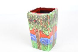 Anita harris bluebell wood vase signed in gold