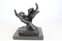 Boxed Limited edition Rolf harris Bronze intuition