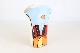 Lorna Bailey round top vase manhattan colourway