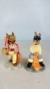 A pair of Royal Doulton Bunnykins figures: Father
