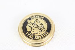 Brass Michelin tyres compass