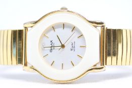 Gents QMAX Crystal Quartz watch with ceramic bezel