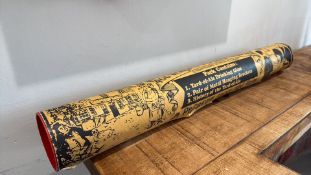 Yard of ale drinking glass in original tube