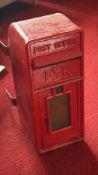 Cast iron ‘POST OFFICE’ pillar-box form post box model