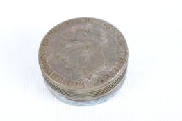 Brass german snuff box