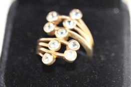 Boxed silver designer ring