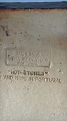 1960's - 1970's modernist large tile by Alvaro Rocha (portugal) deica square tile with polychrone