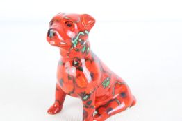 Anita Harris staffy dog signed in gold