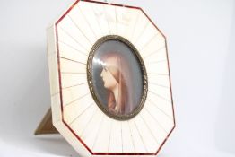 Art Deco picture frame possibly bone
