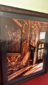 Framed colour photograph of a Baroque interior