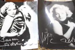 Marline Dietrich 2x signed photos - 1 personalised