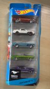 Hot Wheels ‘Mustang 50 Years’ Mustang 50th 5 multi-pack, five die-cast Ford Mustangs