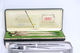 Cross boxed pen & pencil set with Harrods 2 pen se