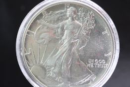 1oz fine silver 1 dollar 1989 liberty coin