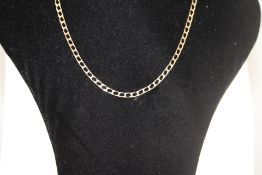 9ct Gold curb chain Weight 8.2g