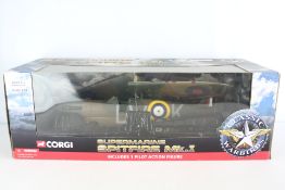 Corgi Classic Warbirds Supermarine Spitfire Mk.I scale 1:18 model, boxed