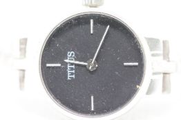 Ladies Titus Mechanical Hand Winding Watch In Solv