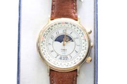 Gents Timex Watch with day date and Sun Moon Featu