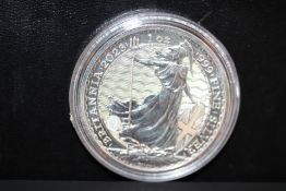2023 Britannia 1oz 999 fine silver 2 pound coin