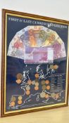 Framed Euro “First & Last Currency Collection” Banknote and Coin Display
