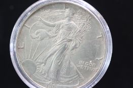 1oz fine silver 1 dollar 1993 liberty coin