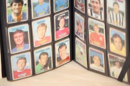Topps All Stars football cards large album