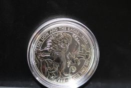 2026 The lion and the eagle 1oz 999 fine silver 2