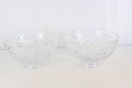 2x Waterford crytsal fruit bowls