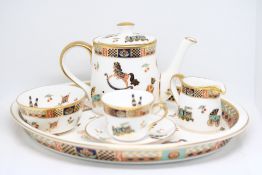 Royal crown derby treasure tea set