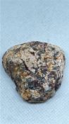 Scorodite? - Natural mineral specimen, granular crystalline rock fragment