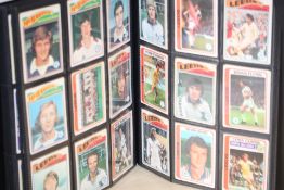 Topps All Stars football cards large album