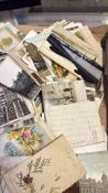 Quantity of early 20th century postcards and photographic views