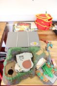 A quantity of Captain Scarlet and Joe 90 toys and ephemera