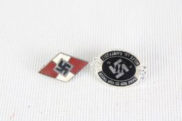 2 German badges