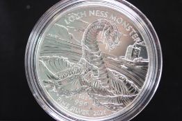 1oz fine silver loch ness monster 2 pound coin 202