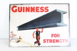 Large Guinness metal sign