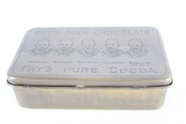 Brass metal tin frys milk choclate (reproduction)