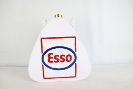 White Esso petrol can