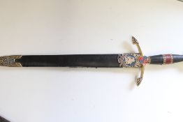Ceremonial presentation sword with scabbard
